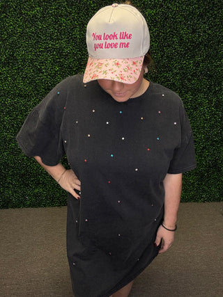 Baevely Black T-SHIRT DRESS