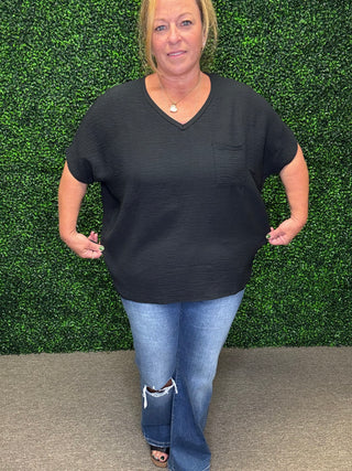 Waffle Airflow Blouse