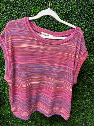 Space Dyed Slub Tee Final Sale