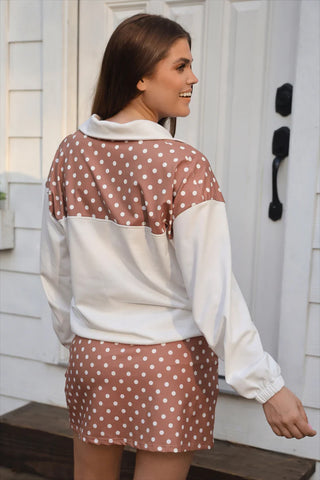 Jess Lea Mia Polka Dot Pullover
