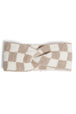 Cream/Tan Checkerboard