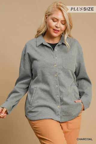 Umgee Knit Shacket *restock* FINAL SALE