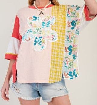 Flower Patch Floral Top-Easel