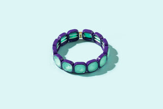 Taylor Elliott Enamel Stretch Bracelet - Assorted Colors and Styles