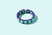 Dark Purple w/ Blue Large Stones - Elise