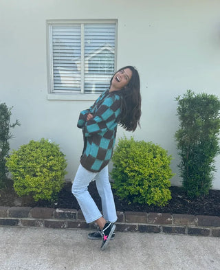Checkers Are Hot Cardi-Gigio FINAL SALE