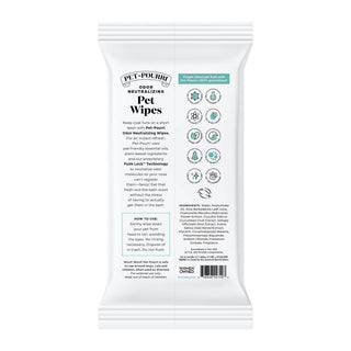 Pet~Pourri - Pet Coat Wipes - 50ct - Pawsitively Fresh Scent