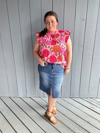Pink Garden Blouse