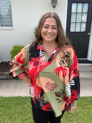 Amazon Daze Blouse