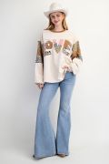 Love Patchwork Pullover