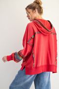 Easel Daisy Patch Pullover