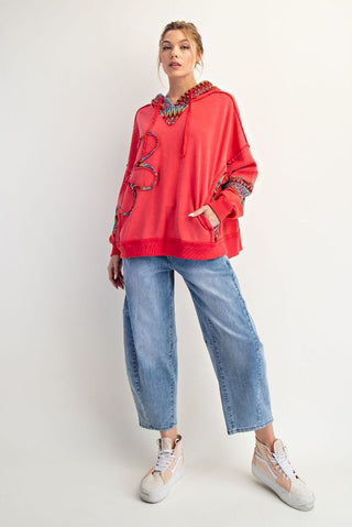 Easel Daisy Patch Pullover