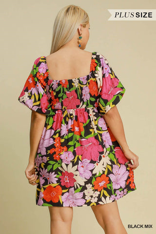 Tropical Dreams Babydoll Dress-Umgee