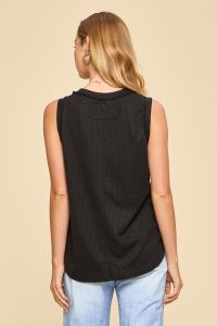 Waffle Knit Tank Top by Andree by Unit